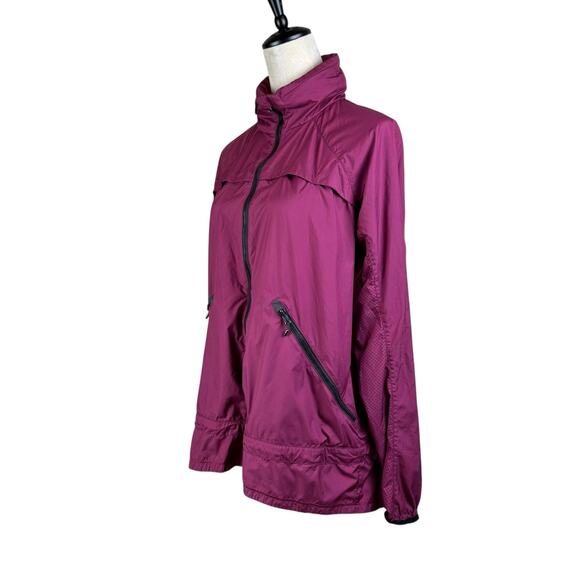 Lululemon Miss Misty Burgundy Maroon Lightweight Windbreaker Zip Jacket II - Picture 3 of 16